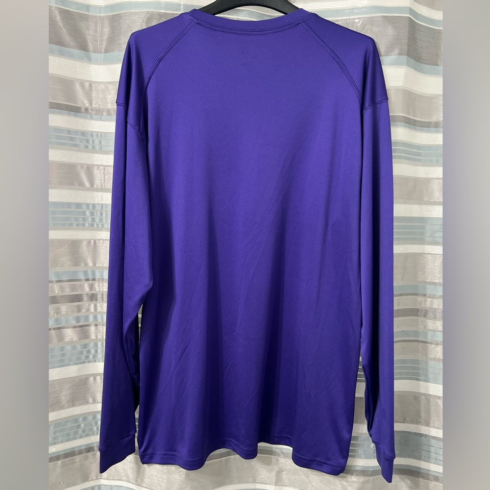 LSU Tigers Purple Long Sleeve Performance Shirt - Picture 2 of 9